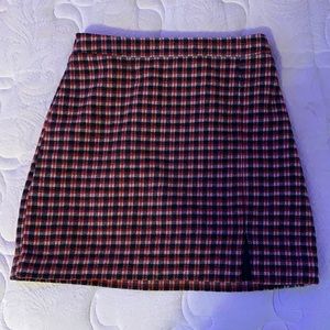 Hollister Ultra High-Rise Plaid Mini Skirt